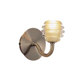 Sphere Antique Brass Wall Lights Mantra Armed Wall Lights